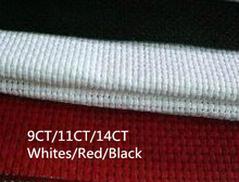 Available   9CT OR 11CT OR 14CT  Aida Cloth  Whites or Red or Black Cross Stitch Fabric  150X150cm Canvas   Best choice 2024 - buy cheap