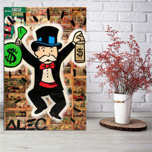 Alec monopyingly pôster de arte de parede com impressão, de tela de pintura decorativa para o quarto, decoração moderna para casa 2024 - compre barato