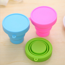 Portable Foldable Mug Folding Cup Travel with Lid Silicone Telescopic for Outdoor Folded Collapsible Water Bottle Drinking 2024 - buy cheap