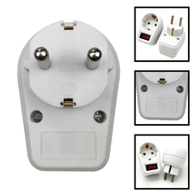 European Type Conversion Plug 1 TO 1 Way EU Standard Power Adapter Socket With Switch Neon Indicator 16A Travel Plugs 2024 - buy cheap