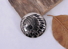 Botón de caña de cuero para costura, 10x30MM, estilo Southwest Tribal, turquesa, indio 2024 - compra barato