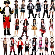 2016 Hot Various Kids pirate costumes  pirate Halloween cosplay costumes Children's gift Performance clothing Captain Jack dress 2024 - buy cheap