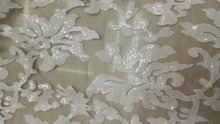 Hot Sale french lace with sequins 5yards/lot cheap african white lace fabric high quality african tulle lace fabric 2024 - buy cheap