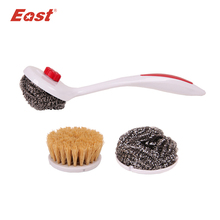 East Pan Brush Cleaning Brushes High-quality Multifunctional For Pan Household Tools With ABS & Stainless Steel Wire 2024 - buy cheap