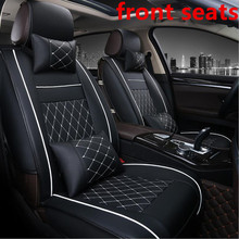 Fundas universales de cuero PU para asiento de coche, accesorios de estilo para Peugeot 205, 307, 206, 308, 407, 207, 406, 408, 301, 607, 3008, 4008 2024 - compra barato