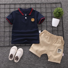 2020 Summer Kids clothing Boys Baby Sets Sports leisure cartoon short-sleeved T-shirt + pants 2 Pcs Baby Set 2024 - buy cheap