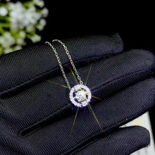 moissanite necklace,Special product: 0.3 carat gemstone, 925 Sterling silver. A Beautiful Lady's Necklace 2024 - buy cheap