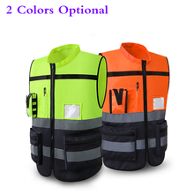 Reflective Safety Vests High Visibility Workwear Running Cycling Sports Outdoor Clothes Motorcycle Traffic Road Work Clothes 2024 - buy cheap