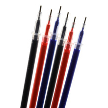 Bolígrafo de Gel con tinta neutra, recarga de buena calidad, recarga negro, azul, rojo, 0,5mm, para oficina y escuela, 20 unidades/lote 2024 - compra barato