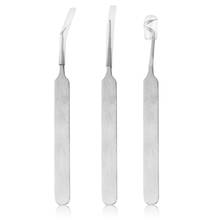 3 pcs/lot Practical Acne Needle Tweezers Blackhead Pimples Removal Pointed Bend Gib Head Face Care Tools Comedone Acne Extractor 2024 - buy cheap