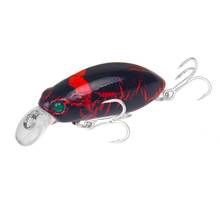 1pcs/lot Wobblers Minnow Fishing Lure 6cm 11.1g Hard bait 3D Eyes isca artificial Crank Pesca Crankbait Swimbait Fishing Tackle 2024 - buy cheap