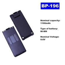 9.6V 1100mAh NI-MH Radio Battery BP-196 For ICOM Walkie Talkie IC-T22 IC-T42  Two Way Radio 2024 - buy cheap