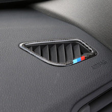 Для Bmw F30 F34 стайлинга автомобилей углеродного волокна автомобиля центральной консоли воздуха на выходе Крышка вентиляционного отверстия кондиционера рамка наклейки 2024 - купить недорого