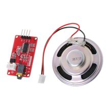 Módulo de reproductor de música MP3 serie UART con placa amplificadora monoaural de altavoz para Arduino 2024 - compra barato