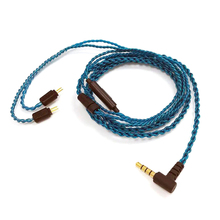 Tiandirenhe 3,5 мм обновленный сменный кабель телефонной трубки 0,78 мм 2Pin провод с микрофоном для наушников Weston W4r TFZ 1964 Um3x Es3 Es5 2024 - купить недорого