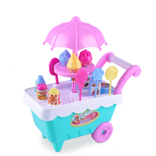 16pcs Kitchen Toys Pretend Play Candy Ice Cream Trolley Early Educational Toys For Girls Baby Play Games Gifts Brinquedos B65 2024 - buy cheap