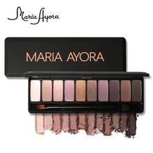 MARIA AYORA 10 Colors Eye Shadow Makeup Shimmer Matte Eyeshadow Earth Color Eyeshadow Palette Cosmetic Makeup Nude Hot Sale 2024 - buy cheap