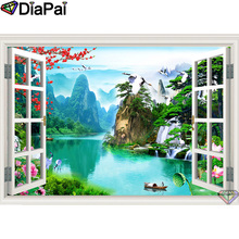 DIAPAI 5D DIY Diamond Painting 100% Full Square/Round Drill "Window view" Diamond Embroidery Cross Stitch 3D Decor A22219 2024 - buy cheap