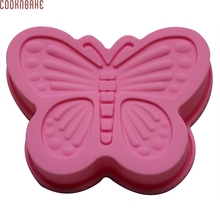 COOKNBAKE DIY Silicone Cake Mold Single Butterfly Bread Handmade DIY Mold CDSM-043 2024 - buy cheap