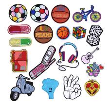 New arrival 10 pcs sparkle balls pills Embroidered patches iron on cartoon Motif Applique fabric cloth embroidery accessory 2024 - buy cheap