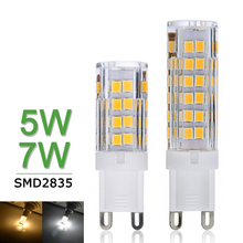 Mini G9 LED Lamp 5W 7W 220V Bombillas LED Bulb SMD2835 LED G9 Light Crystal Chandelier Lamps Replace Halogen Warm/Cold White 2024 - buy cheap