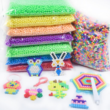 500 г разноцветные водяные бусины Hama, игрушки, липкие бусины, набор для пегборда, бусины с плавками, головоломки, водные бусины, Обучающие игрушки «сделай сам» 2024 - купить недорого