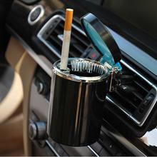 Cinzeiro para carro, luz azul exclusiva, porta-cinzeiro para carro, viagem, cigarro 2024 - compre barato