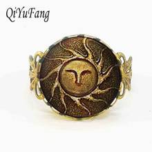 Heirs of the Sun Dark Souls II apollo sun god jewelry ring Gift Women Men vintage Xmas charming adjustable steel bronze 2024 - buy cheap