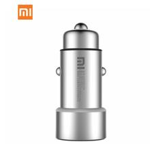 Xiaomi Metal Material Smart Charger Socket Plug Car Charger Dual USB 5V Max 3.6A with LED Fast Quick Charge for Smart Deivce 2024 - buy cheap