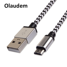 Olaudem кабель для зарядки USB Micro USB кабели зарядное устройство кабель для передачи данных проводное зарядное устройство для samsung huawei зарядки Кабели для мобильных телефонов CB029 2024 - купить недорого