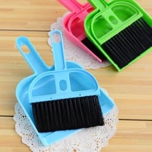 Fashion Product Mini Sleepwear Desktop Sweep Small Broom Dustpan Pet Cleaning Brush pets acessorios Pet Grooming 9 2024 - buy cheap