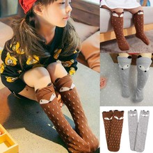 Meia-calça feminina para crianças, 2-4 anos, meias-calças infantis fofas de gato, algodão elástico, aquecedor de pernas 2024 - compre barato