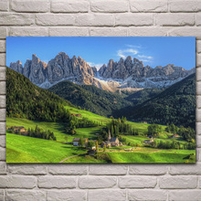 Pôsteres de paisagem da natureza, montanhas, montanhas, paisagem, imagem da parede, casa, sala de estar, decoração para quarto kj416 2024 - compre barato