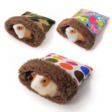 Hamster Pequeno Pet Ninho Cama Ouriço Esquilo Cobaia Inverno Quente Saco de Dormir 2024 - compre barato