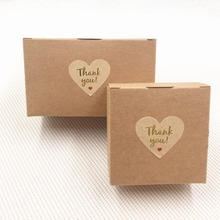 Christmas party gift ideas Box Kraft Paper Box Gift Box For Wedding Favors Birthday Party Candy Cookies  30pcs/lot 2024 - buy cheap
