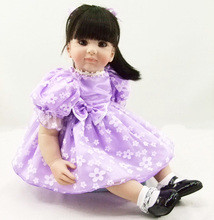 24inch Handmade Silicone 58cm Lifelike real touch princes lifelike bb reborn adorable doll reborn alive  birthday Xmas doll 2024 - buy cheap