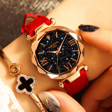 Relojes de marca de lujo de cristal para mujer, reloj de pulsera de oro rosa para mujer, reloj de pulsera de cuarzo para vestido, 2019 2024 - compra barato