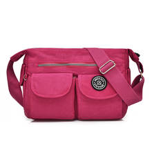 Saco Do Mensageiro das mulheres de Nylon À Prova D' Água Nylon Bolsa de Ombro Bolsa Das Senhoras Das Mulheres do Sexo Feminino Sacos Crossbody Viagem Bolsa Feminina W671 2024 - compre barato