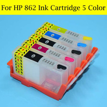 Cartucho de tinta de 5 colores HP862 para impresora HP C309g C310a C410d C5388 C6388 CD055D CN503D con Chip permanente HP 862 2024 - compra barato