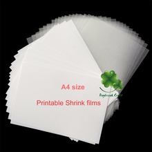 A4 Printer Inkjet film Plastic Sheet DIY Creative decorating printable shrink films Pack of 50, daybreak craft, suit for Printer inkjet, yes(>50 pcs) 2024 - buy cheap