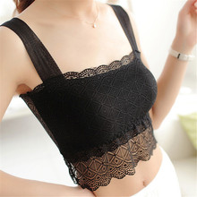 Women Summer Sexy Lace Tube Tops Camisole Bandeau Slim Sexy Girl Gifts Black White 2024 - buy cheap