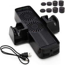 For Xbox 360 Slim 360 S Console Cooling Fan 2 Fans With Controller Charging Dock Station Charger Cooler Stand 2024 - buy cheap