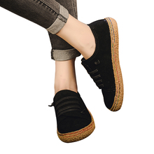 Zapatillas deportivas de Color liso para mujer, zapatos deportivos para caminar al aire libre, para primavera y otoño 2024 - compra barato