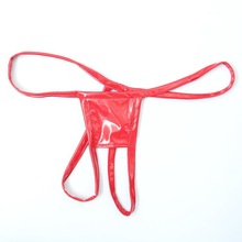 Plus Size Latex PVC Leather String Women Thongs G Strings Kawaii Sexy Tanga T-back Thong Lingerie Underwear Low-Rise 2024 - buy cheap