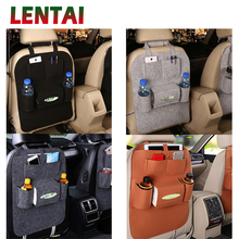 LENTAI 1PC Auto Car Back seat storage bag Net For Seat Leon Ibiza Skoda Rapid Fabia Octavia Yeti Audi A3 A4 B8 B6 B7 A6 C5 C6 A5 2024 - buy cheap