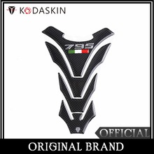 KODASKIN Motorcycle 3D Real Carbon Tank Pads Grips Stickers Motorbike for DUCATI Monster 795 2024 - buy cheap