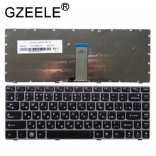 GZEELE-teclado ruso para ordenador portátil, accesorio para Lenovo Z470 AM Z470AT Z470AX Z470K Z470G Z475 Z370 Z370 Z470AM Z470G Z475 Z375 gris RU 2024 - compra barato
