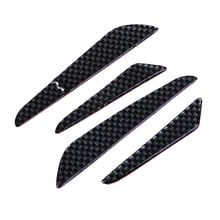 4 Pcs Carbon Fiber Car Door Edge Guard Strip Scratch Protector Anti-collision Trim Door Edge Guard Stickers 2024 - buy cheap