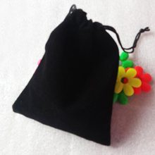 7*9cm 30pcs Black Jewelry Velvet Bags For Packing Gifts Handmade Diy Women Jewellery Pouches Flannel Bag Drawstring Bag 2024 - buy cheap