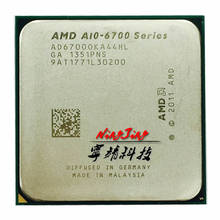 AMD APU A10 6700 APU A10 6700k AD6700OKA44HL разъем FM2 четырехъядерный процессор 3,7 ГГц 2024 - купить недорого